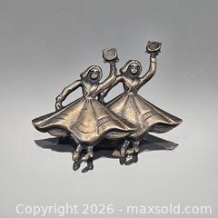 MaxSold Auction: Sterling Silver Dancers Figurative Brooch Pin - Hatboro (Pennsylvania, USA) PARTNER MANAGED Estate Sale Online Auction - Jacksonville Road