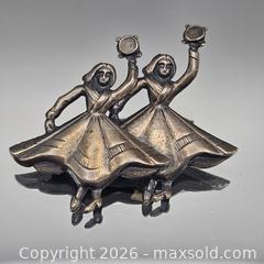 MaxSold Auction: Sterling Silver Dancers Figurative Brooch Pin - Hatboro (Pennsylvania, USA) PARTNER MANAGED Estate Sale Online Auction - Jacksonville Road
