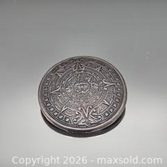 MaxSold Auction: Sterling Silver Decorative Medallion Pin Aztec Sun Motif - Hatboro (Pennsylvania, USA) PARTNER MANAGED Estate Sale Online Auction - Jacksonville Road