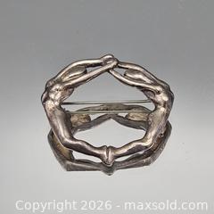MaxSold Auction: Sterling Silver Figural Nude Brooch, Art Nouveau/Art Deco - Hatboro (Pennsylvania, USA) PARTNER MANAGED Estate Sale Online Auction - Jacksonville Road