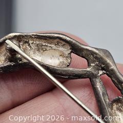 MaxSold Auction: Sterling Silver Figural Nude Brooch, Art Nouveau/Art Deco - Hatboro (Pennsylvania, USA) PARTNER MANAGED Estate Sale Online Auction - Jacksonville Road