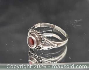 MaxSold Auction: Sterling silver gemstone ring  - Hatboro (Pennsylvania, USA) PARTNER MANAGED Estate Sale Online Auction - Jacksonville Road
