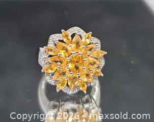 MaxSold Auction: Sterling silver gemstone ring - Hatboro (Pennsylvania, USA) PARTNER MANAGED Estate Sale Online Auction - Jacksonville Road