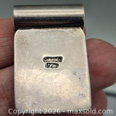 MaxSold Auction: Sterling Silver Mid-Century Pendant with Black Enamel Inlay - Hatboro (Pennsylvania, USA) PARTNER MANAGED Estate Sale Online Auction - Jacksonville Road