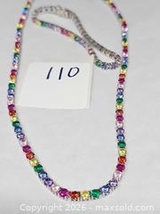 MaxSold Auction: Sterling silver,  Multi-colored stones necklace and bracelet  - Hatboro (Pennsylvania, USA) PARTNER MANAGED Estate Sale Online Auction - Jacksonville Road
