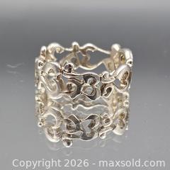 MaxSold Auction: Sterling Silver Openwork Filigree Ring Size 11 - Hatboro (Pennsylvania, USA) PARTNER MANAGED Estate Sale Online Auction - Jacksonville Road
