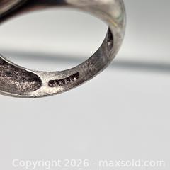 MaxSold Auction: Sterling Silver Ring with Lapis Lazuli/Sodalite, Size 8 - Hatboro (Pennsylvania, USA) PARTNER MANAGED Estate Sale Online Auction - Jacksonville Road