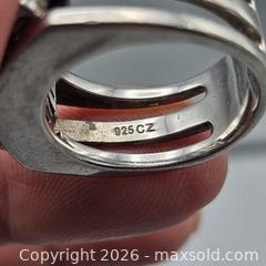 MaxSold Auction: Sterling Silver Three-Stone Ring with Round Cubic Zirconia - Hatboro (Pennsylvania, USA) PARTNER MANAGED Estate Sale Online Auction - Jacksonville Road