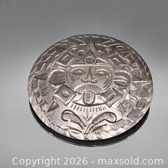 MaxSold Auction: Sterling Silver Tribal Sun Face Brooch, Signed, Small - Hatboro (Pennsylvania, USA) PARTNER MANAGED Estate Sale Online Auction - Jacksonville Road