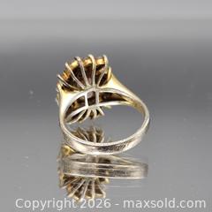 MaxSold Auction: Sterling Silver White Gold Tone Ring with Pink Emerald-Cut Center Stone, Size 9 - Hatboro (Pennsylvania, USA) PARTNER MANAGED Estate Sale Online Auction - Jacksonville Road