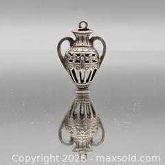 MaxSold Auction: Victorian-Style Silver Pendant with Bail, Under 1 Inch - Hatboro (Pennsylvania, USA) PARTNER MANAGED Estate Sale Online Auction - Jacksonville Road
