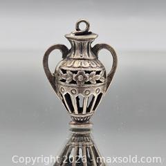 MaxSold Auction: Victorian-Style Silver Pendant with Bail, Under 1 Inch - Hatboro (Pennsylvania, USA) PARTNER MANAGED Estate Sale Online Auction - Jacksonville Road