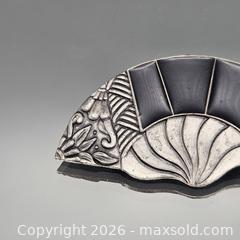 MaxSold Auction: Vintage Art Deco Sterling Silver Black & Silver Brooch/Pin - Hatboro (Pennsylvania, USA) PARTNER MANAGED Estate Sale Online Auction - Jacksonville Road