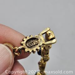 MaxSold Auction: Vintage Bohemian Gold-Tone Bracelet with Multicolor Cabochons - Hatboro (Pennsylvania, USA) PARTNER MANAGED Estate Sale Online Auction - Jacksonville Road