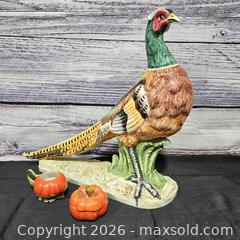 MaxSold Auction: Vintage Ceramic Pheasant & Pumpkin Serveware Figurine Set - Hatboro (Pennsylvania, USA) PARTNER MANAGED Estate Sale Online Auction - Jacksonville Road