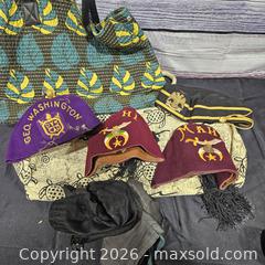 MaxSold Auction: Vintage Masonic/Shriners Fez, Side Cap & Tote Set - Hatboro (Pennsylvania, USA) PARTNER MANAGED Estate Sale Online Auction - Jacksonville Road