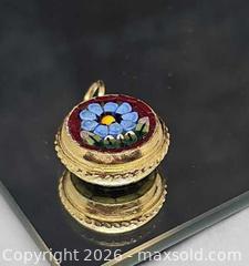 MaxSold Auction: Vintage Micro Mosaic pendant, double sided  - Hatboro (Pennsylvania, USA) PARTNER MANAGED Estate Sale Online Auction - Jacksonville Road