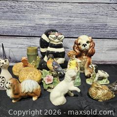 MaxSold Auction: Vintage Midcentury Ceramic/Porcelain Multi-Color Figurines & Planters - Hatboro (Pennsylvania, USA) PARTNER MANAGED Estate Sale Online Auction - Jacksonville Road