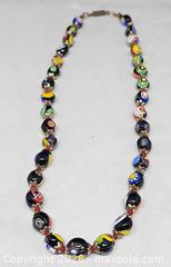 MaxSold Auction: Vintage Millefiori Venetian Glass Bead Necklace - Hatboro (Pennsylvania, USA) PARTNER MANAGED Estate Sale Online Auction - Jacksonville Road