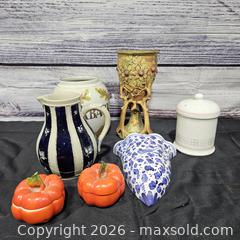 MaxSold Auction: Vintage Pottery & Ceramics Set — Ceramic, Porcelain, Stoneware (4–6 pcs) - Hatboro (Pennsylvania, USA) PARTNER MANAGED Estate Sale Online Auction - Jacksonville Road
