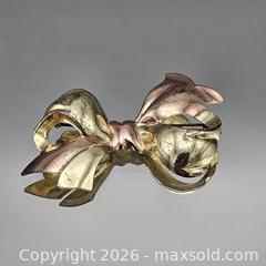 MaxSold Auction: Vintage Sterling Silver Bow Brooch / Pin, Medium - Hatboro (Pennsylvania, USA) PARTNER MANAGED Estate Sale Online Auction - Jacksonville Road