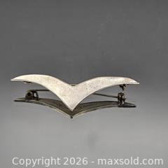 MaxSold Auction: Vintage Sterling Silver Chevron Abstract Brooch / Pin - Hatboro (Pennsylvania, USA) PARTNER MANAGED Estate Sale Online Auction - Jacksonville Road