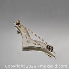 MaxSold Auction: Vintage Sterling Silver Chevron Abstract Brooch / Pin - Hatboro (Pennsylvania, USA) PARTNER MANAGED Estate Sale Online Auction - Jacksonville Road