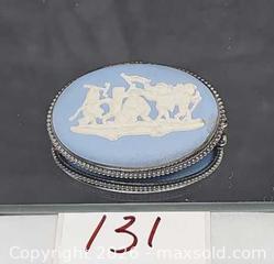 MaxSold Auction: Wedgwood England Blue Jasperware Cameo Cherubs Brooch Pin - Hatboro (Pennsylvania, USA) PARTNER MANAGED Estate Sale Online Auction - Jacksonville Road