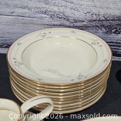 MaxSold Auction: Wedgwood & Lenox Porcelain/Bone China Dinnerware Set, Cream & Blue - Hatboro (Pennsylvania, USA) PARTNER MANAGED Estate Sale Online Auction - Jacksonville Road