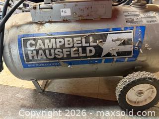 MaxSold Auction: Campbell Hausfeld WL610002AJ 20-Gallon Air Compressor- AS IS - Norfolk (Ontario, Canada) SELLER MANAGED Estate Sale Online Auction - Robinson Street