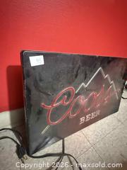 MaxSold Auction: Coors Beer Light Up Sign - Norfolk (Ontario, Canada) SELLER MANAGED Estate Sale Online Auction - Robinson Street