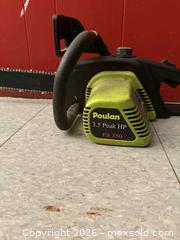 MaxSold Auction: Poulan ES 350 Corded Electric Chainsaw, 18 in Bar - Norfolk (Ontario, Canada) SELLER MANAGED Estate Sale Online Auction - Robinson Street