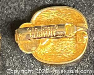 MaxSold Auction: Vintage Christian Dior Signed Clip-On Earrings – Made in Germany - Campbell (California, USA) PARTNER MANAGED Estate Sale Online Auction - Dell Avenue