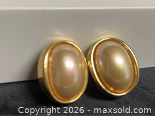 MaxSold Auction: Vintage Christian Dior Signed Faux Pearl Clip-On Earrings – Approx. 1” - Campbell (California, USA) PARTNER MANAGED Estate Sale Online Auction - Dell Avenue