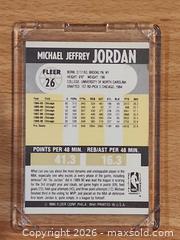 MaxSold Auction: 1990 Fleer Michael Jordan                    #26 - Chicago Bulls - Union City (California, USA) SELLER MANAGED Downsizing Online Auction - Tammy Court