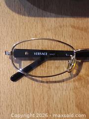 MaxSold Auction: Versace Oval Metal/Combination Prescription Eyeglasses 52?18 - Union City (California, USA) SELLER MANAGED Downsizing Online Auction - Tammy Court