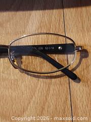 MaxSold Auction: Versace Oval Metal/Combination Prescription Eyeglasses 52?18 - Union City (California, USA) SELLER MANAGED Downsizing Online Auction - Tammy Court
