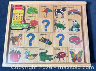 MaxSold Auction: GA3 3+ Wooden Memory Fun  and Pizza play set  - Toronto (Ontario, Canada) SELLER MANAGED Downsizing Online Auction -  The Kingsway