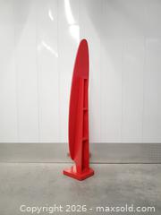 MaxSold Auction: Vintage Tall Lipstick Floor Mirror - Red - Toronto (Ontario, Canada) PARTNER MANAGED Downsizing Online Auction - Esandar Drive (STORAGE)