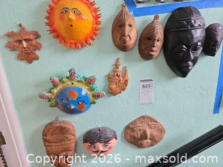 MaxSold Auction: (11) Wall Masks and Wall Art - Baltimore (Maryland, USA) PARTNER MANAGED Estate Sale Online Auction - Ken Oak Road