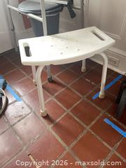MaxSold Auction: Adjustable Shower/Bath Stool and Bedside Commode, Metal Frame - Baltimore (Maryland, USA) PARTNER MANAGED Estate Sale Online Auction - Ken Oak Road
