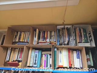 MaxSold Auction: Assorted Cookbooks, Gardening, Fiction & Travel Books (51-100) - Baltimore (Maryland, USA) PARTNER MANAGED Estate Sale Online Auction - Ken Oak Road