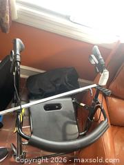 MaxSold Auction: Black Rollator / Rolling Walker with Seat and Hand Brakes - Baltimore (Maryland, USA) PARTNER MANAGED Estate Sale Online Auction - Ken Oak Road