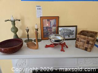 MaxSold Auction: Brass Candle Sticks, Art and More - Baltimore (Maryland, USA) PARTNER MANAGED Estate Sale Online Auction - Ken Oak Road