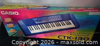 MaxSold Auction: Casio CTK-130 Keyboard, (2) Hohner Marine Band Harmonicas, Accessories - Baltimore (Maryland, USA) PARTNER MANAGED Estate Sale Online Auction - Ken Oak Road
