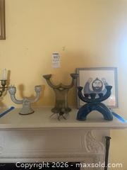 MaxSold Auction: Ceramic Candle Holder Decorative Sculpture and framed art  - Baltimore (Maryland, USA) PARTNER MANAGED Estate Sale Online Auction - Ken Oak Road