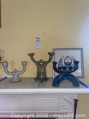 MaxSold Auction: Ceramic Candle Holder Decorative Sculpture and framed art  - Baltimore (Maryland, USA) PARTNER MANAGED Estate Sale Online Auction - Ken Oak Road