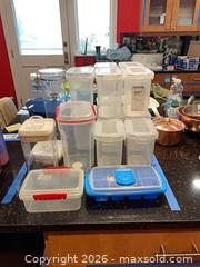 MaxSold Auction: Clear Plastic Food Storage Containers - Baltimore (Maryland, USA) PARTNER MANAGED Estate Sale Online Auction - Ken Oak Road