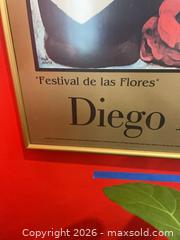 MaxSold Auction: Festival de las Flores Poster by Diego Rivera, Framed - Baltimore (Maryland, USA) PARTNER MANAGED Estate Sale Online Auction - Ken Oak Road