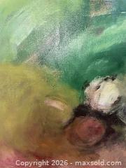 MaxSold Auction: Framed Abstract Landscape Oil on Canvas (Portrait) - Baltimore (Maryland, USA) PARTNER MANAGED Estate Sale Online Auction - Ken Oak Road